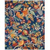Nourison Allur - Alr09 Navy Multicolor Area Rug 9 ft. X 12 ft. Rectangle