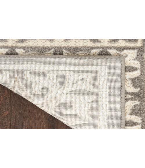 Nourison Aloha Ivory Grey ALH34 2 ft. 8 in. X 4 ft. Rectangle Rug