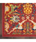 Nourison Allur Area Rug ALR03-Red Multicolor
