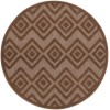 Nourison Home Versatile Brown NRV01 4 ft. Round Rug