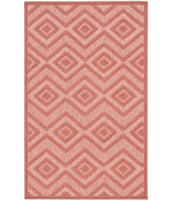 Nourison Versatile Coral Orange NRV01 2 ft. X 4 ft. Rectangle Rug