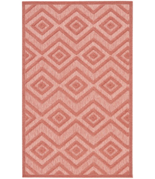 Nourison Versatile Coral Orange NRV01 2 ft. X 4 ft. Rectangle Rug