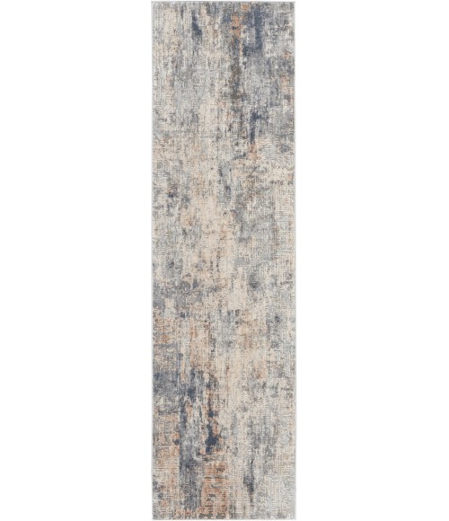 Nourison Rustic Textures Runner Area Rug RUS01-Grey/Beige