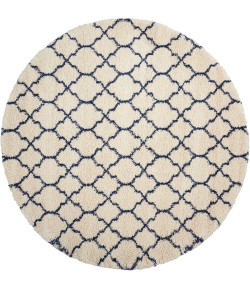 Nourison Amore - Amor2 Ivory Blue Area Rug 7 ft. 10 X Round