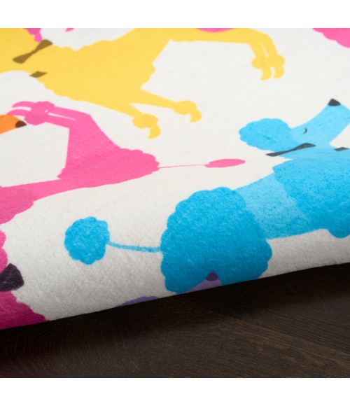 Nourison Home Imagination Ivory Multicolor Rug IMA20 6 ft. 6 in. X 9 ft. 2 in. Rectangle - Rugs Town Nourison Home Imagination Ivory Multicolor IMA20 6 ft. 6 in. X 9 ft. 2 in. Rectangle Rug