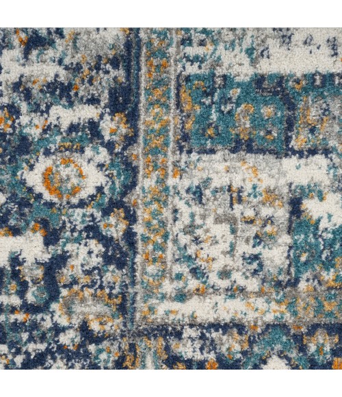 Nourison Passion Area Rug PSN03 Ivory/Grey/Blue