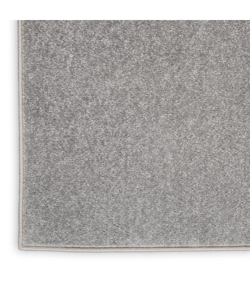 Nourison Essentials Area Rug Nourison Nourison Essentials Silver Grey Area Rug NRE01 Silver Grey 10' x 14'