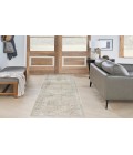 Nourison Astra Machine Washable Blue Green ASW12 2 ft. 2 in. X 8 ft. Rectangle Rug