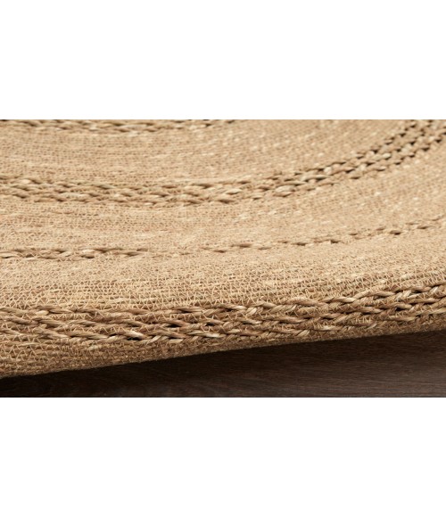 Nourison Natural Seagrass Natural Rug NSG01 3 ft. Round - Rugs Town Nourison Natural Seagrass Natural NSG01 3 ft. Round Rug