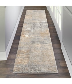Nourison Home Solace SLA01 Grey Beige 2 ft. 3 in. X 7 ft. 3 in. Area Rug