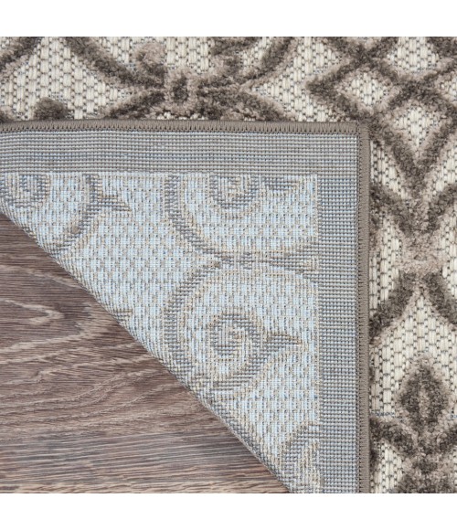 Nourison Aloha Runner Area Rug ALH21-Grey/Charcoal