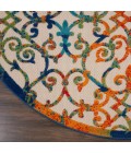Nourison Aloha Round Area Rug ALH21-Multicolor