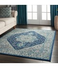 Nourison Tranquil Area Rug TRA06-Ivory/Navy