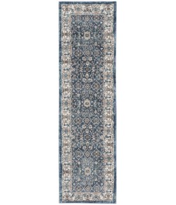 Nourison Ki100 American Manor - Amr01 Blue Ivory Area Rug 2 ft. 2 in. X 7 ft. 6 in. Runner