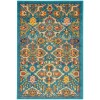 Nourison Allur - Alr03 Turquoise Ivory Area Rug 2 ft. X 3 ft. Rectangle