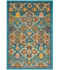 Nourison Allur Area Rug ALR03-Turquoise Ivory