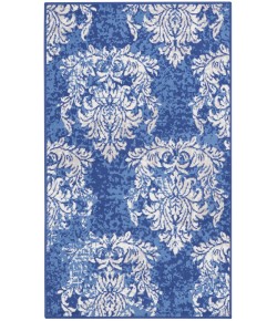 Nourison Whimsicle - Whs11 Navy Ivory Area Rug 3 ft. X 5 ft. Rectangle