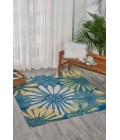 Nourison HOME & GARDEN Area Rug Nourison Home & Garden Square Area Rug RS022-Blue