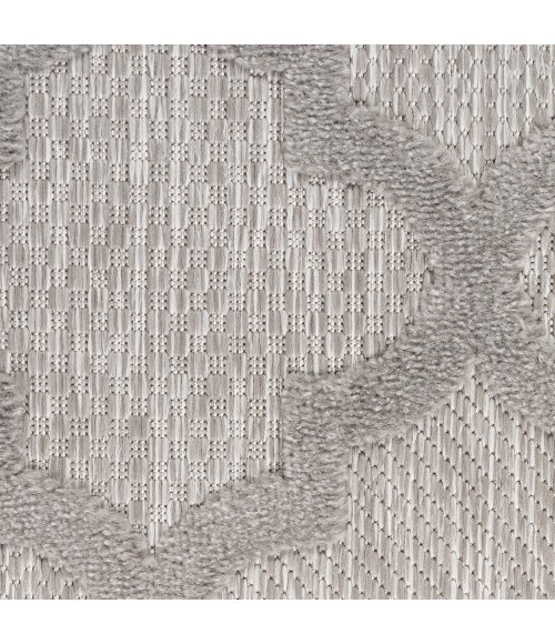 Nourison Easy Care Area Rug NES01 Silver Grey