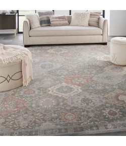 Nourison Parisa - Psa05 Grey Multicolor Area Rug 8 ft. 6 in. X 11 ft. 6 in. Rectangle