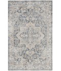 Nourison Astra Machine Washable Area Rug ASW12 Grey/Blue