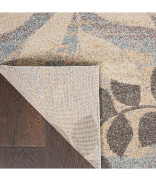 Nourison Tranquil Area Rug TRA01-Ivory/Light Blue