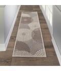 Nourison GRAPHIC ILLUSIONS Area Rug Nourison Graphic Illusions Runner Area Rug GIL04-Grey