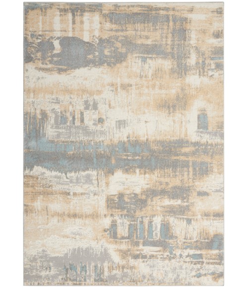 Calvin Klein Enchanting Area Rug ECH02 Ivory/Seaglass