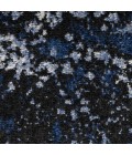 Passion Area Rug Nourison Passion Area Rug PSN10 L.Blue/Blk 5'3" x 7'3"