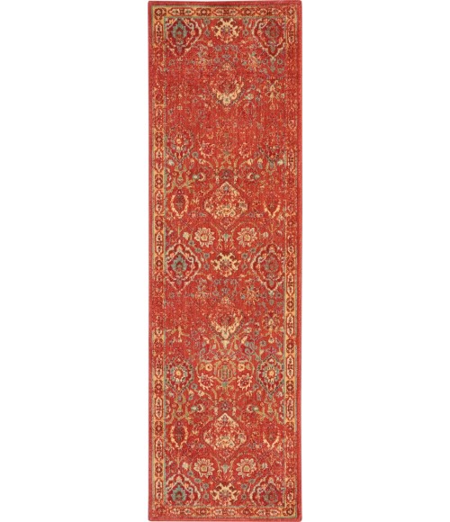 Nourison Somerset Runner Area Rug ST90-Brick