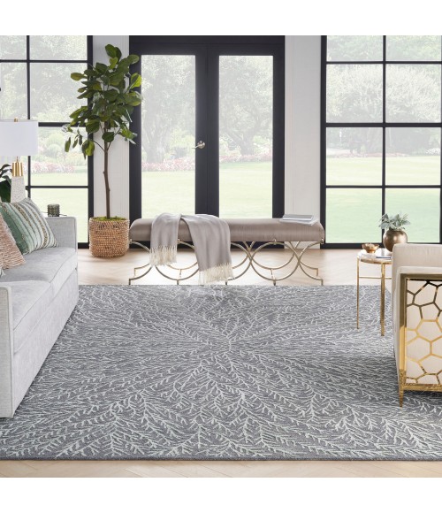 Michael Amini Ma30 Star Area Rug SMR03 Slate/Teal
