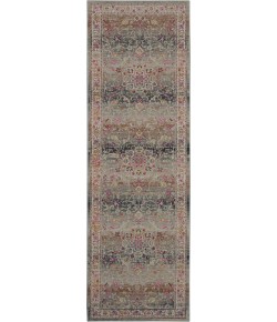Nourison Vintage Kashan - Vka01 Grey Area Rug 2 ft. X 6 ft. Rectangle