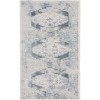 Nourison Astra Machine Washable Blue Ivory ASW11 2 ft. X 6 ft. Rectangle Rug