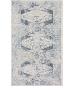 Nourison Home Astra Machine Washable ASW11 Blue Ivory 2 ft. X 6 ft. Area Rug