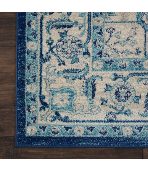 Nourison Tranquil Area Rug TRA06-Ivory/Navy