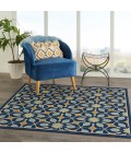 Nourison CARIBBEAN Area Rug Nourison Caribbean Square Area Rug CRB07-Navy