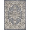 Nourison Quarry Blue QUA05 4 ft. X 6 ft. Rect. Rug