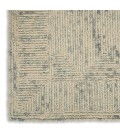 Nourison Vail Ivory Grey Teal VAI04 3 ft. 9 in. X 5 ft. 9 in. Rect. Rug