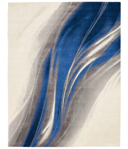 Nourison Twilight - Twi28 Ivory Grey Blue Area Rug 12 ft. X 15 ft. Rectangle