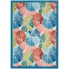 Nourison Wav01/Sun & Shade - Snd87 Multicolor Area Rug 5 ft. 3 X 7 ft. 5 Rectangle