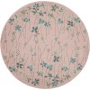 Nourison Tranquil(Traql) - Tra04 Pink Area Rug 5 ft. 3 X Round