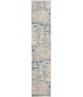 Nourison Quarry Ivory Grey Blue QUA01 8 ft. Rect. Rug
