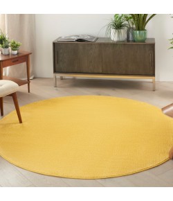 Nourison Essentials - Nre01 Yellow Area Rug 6 ft. X Round