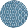 Nourison Home Jubilant JUB19 Blue 5 ft. 3 in. Round Area Rug