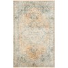 Nourison Astra Machine Washable Beige Blue ASW12 2 ft. 2 in. X 4 ft. Rectangle Rug