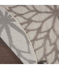 Nourison Aloha Round Area Rug ALH05-Silver Grey