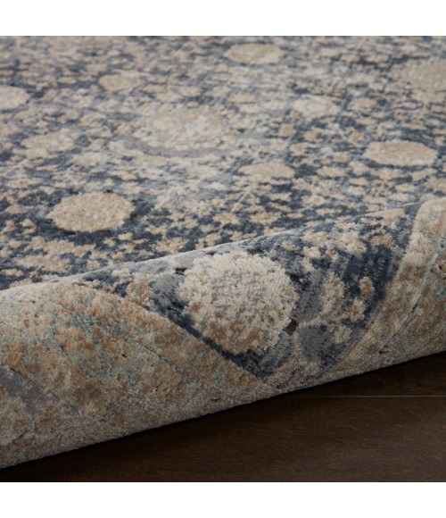 Nourison MALTA Area Rug kathy ireland Home Malta Area Rug MAI07-Navy
