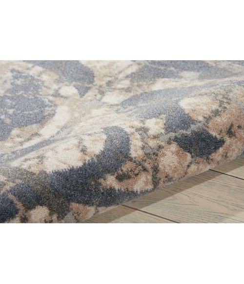 Nourison MAXELL Area Rug Nourison Maxell Area Rug MAE10-Ivory/Blue