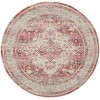 Nourison Vintage Kashan - Vka07 Red Ivory Area Rug 6 ft. X 6 ft. Round