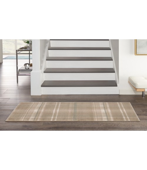 Nourison Grafix Taupe GRF03 3 ft. X 5 ft. Rectangle Rug